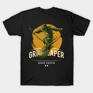 Grim Reaper Coffin Skate T-Shirt